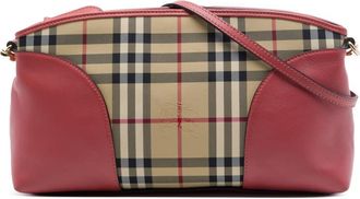 Burberry Pre-owned Burberry Haymarket Check Coated Canvas Chichester Crossbody Ladies YKP3O4KOVYCU7UFQ