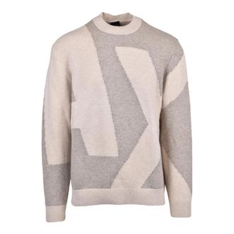 A|X Armani Exchange Pullover Girocollo - male - Armani Exchange - Round-neck Knitwear - Multicolor - M - Knitwear