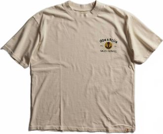 Iron And Resin Mens Sales And Service Tee In Natural