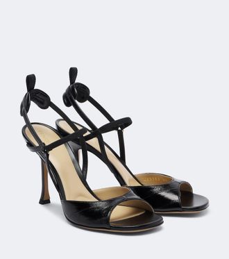 Fendi Very Colibr&igrave; leather slingback sandals