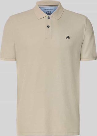 Lerros Regular Fit Poloshirt mit Logo-Stitching Modell Performance in Ecru, Gr&ouml;&szlig;e XXXL