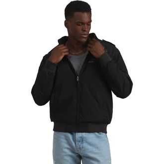 Members Only Mens Heavy Iconic Racer Quilted Lining Jacket in Charcoal at Nordstrom, Size Xx-Large