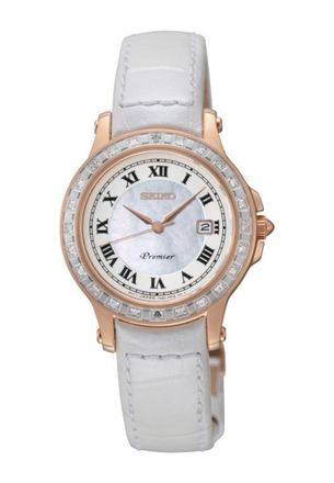 Seiko Womens SXDF08P1 Ladies Watch - White - One Size