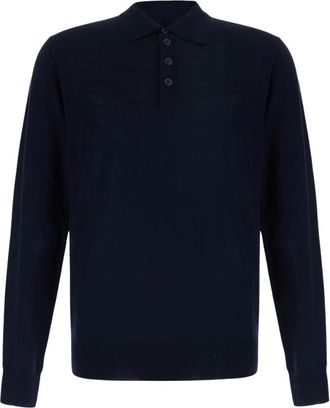 Emporio Armani Polo Kraag - Heren - Polos - Blauw - XL - Tops