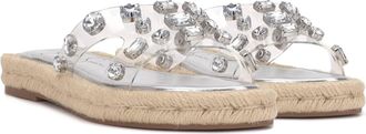 Jessica Simpson Womens Jinka Sandal In Clear
