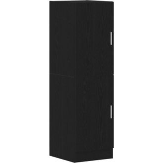 vidaXL Vidaxl - Mueble de cocina madera de ingeniería negro 38x41,5x131,5 cm