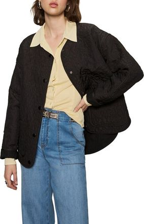 Sanctuary Transit Quilted Liner Jacket in Black at Nordstrom, Size Medium