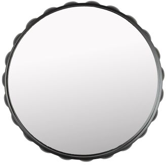 Zuiver Runder Design Wandspiegel Bubbles &oslash; 50 cm, Dunkelbraun