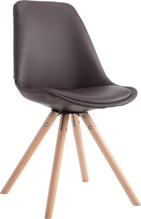 Clp Silla De Comedor Laval Rund Natural Marr&oacute;n