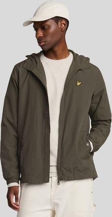 Lyle & Scott Zip Through Hooded Jacket in Olive at Nordstrom, Size Xx-Large