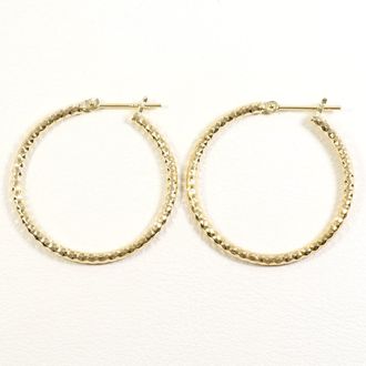 C&A Unbranded (14K) Hoop Earrings (Pre-Owned)