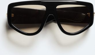 Bottega Veneta Classic Shield Sunglasses - Black - Unisex
