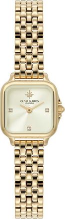 Olivia Burton Mini Grosvenor Bracelet Watch, 20mm in Gold/Ivory at Nordstrom, Size 20 Mm