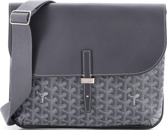 Goyard Coursier Messenger Bag Coated Canvas and Leather