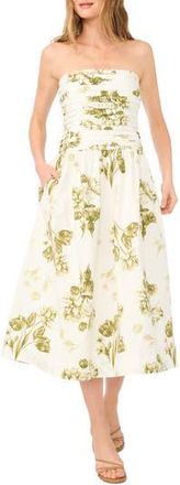 1.State Strapless Maxi Dress in Grasshopper Green at Nordstrom Rack, Size 12