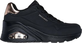 Skechers UNO Wedge Sneakers - Dames - Sneakers - Zwart - 36 EU - Schoenen