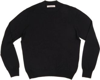La Fileria Stijlvolle Sweatshirts & Hoodies - Heren - Coltruien - Zwart - 3XL - Polyester - Truien & Vesten
