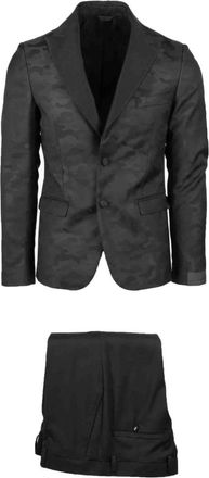 Alessandro Dell'Acqua Wollen Pak - Heren - Business pakken - Zwart - L - Wol - Kostuums