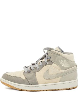 Nike Jordan Air Jordan 1 suede high-top sneakers - Grey