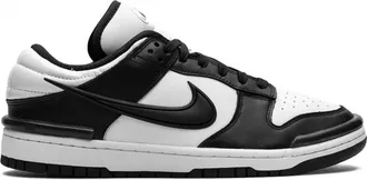 Nike Womens Dunk Low Sneakers In Panda