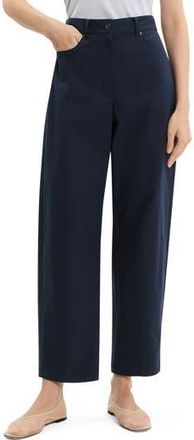 Theory Curve Leg Cotton Chino Pants in Nocturne Navy at Nordstrom Rack, Size 12