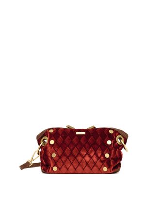Hammitt Hammitt Daniel Crossbody Clutch Monarch Velvet Antique Gold Sml