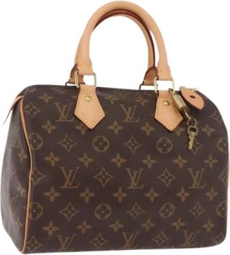 Louis Vuitton Pre-owned Speedy 25 Hand Bag - Dames - Vintage Handtas - Bruin - ONE Size - Leer - Vintage