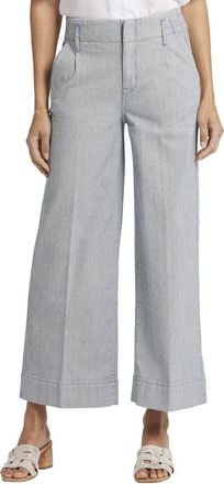 NYDJ Mona Canyon River Stripe Wide Leg Jean