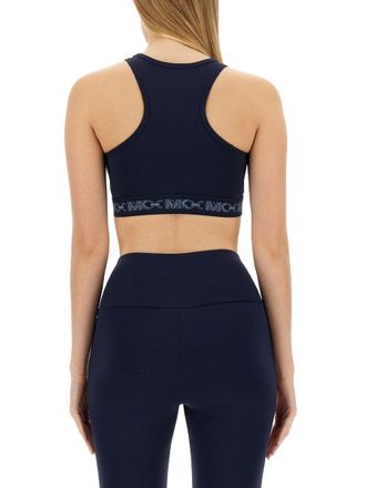 Michael Michael Kors Logo Recycled Nylon Top - Blue