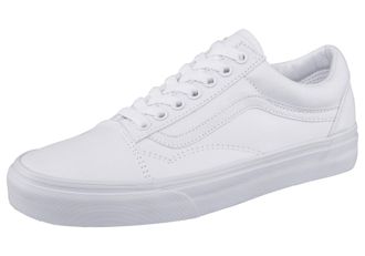 Vans Sneaker VANS Old Skool, Damen, Gr. 38,5, weiss (true, wei&szlig;), Textil, Schuhe Sneaker