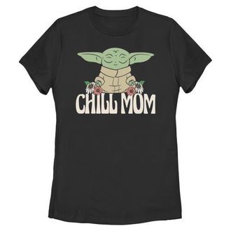 Star Wars Womens Star Wars Grogu Chill Mom Graphic T-Shirt in Black at Nordstrom, Size Small