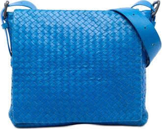 Bottega Veneta Pre-owned Bottega Veneta Nappa Intrecciato Flap Crossbody Ladies 92E7TRO5O914JQO9