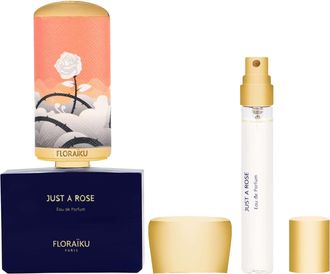 Floraiku Unisex Just A Rose Eau de Parfum Gift Set - Elegant Floral Fragrance - One Size