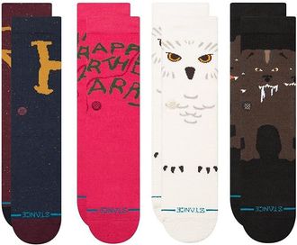 Stance Harry Potter Box Set Knee High Socks Shoes : LG (US Mens Shoe 9-13 - Womens Shoe 11-14), Nylon/Polyester