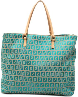 Fendi Pre-owned Tote Bags, female, Multicolor, Size: ONE SIZE Pre-owned Printed Tote Bag
