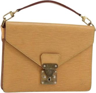 Louis Vuitton Pre-owned Handbags, female, Beige, Size: ONE SIZE Pre-owned Vintage Handbag