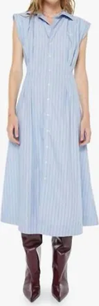 Mother Mint Condition Midi Dress In Get In Line