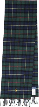 Polo Ralph Lauren Multicolor Plaid Wool Cashmere Scarf