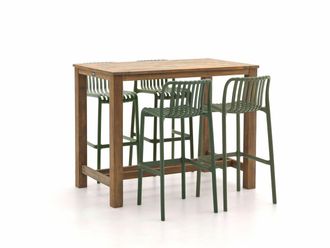 Forza Furniture Forza Cali/ROUGH-X 135cm barset 5-delig stapelbaar