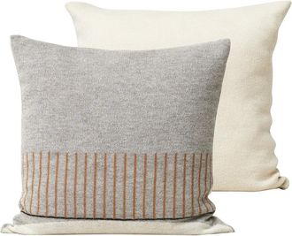 Form & Refine Aymara Kissen, 52 x 52 cm, gemustert grau