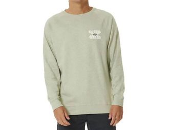 Rip Curl Saltwater Crew Sweatshirt In Sage