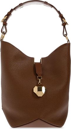 Lanvin Catch Bag - Dames - Handtassen - Bruin - ONE Size - Leer - Tassen