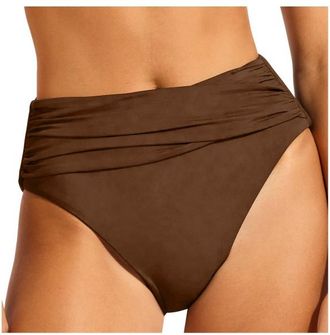 Seafolly Collective High Waist Wrap Front Pant Bikini-Bottom f&uuml;r Damen | orange