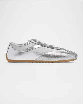 Alexander McQueen Men & apos;s Boxe Leather & Nylon Low-Top Sneakers