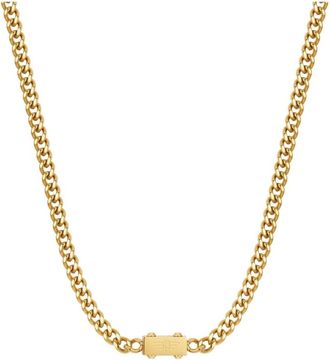 Police Ketting Mannen Chained Peagn 0002102 - Heren - Kettingen - Geel - ONE Size - Accessoires