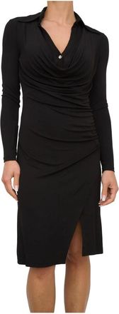 Pinko Midi Jurk voor Overdag - Dames - Casual kleedjes - Zwart - M - Kleedjes