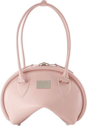 Acne Studios Womens Bowlina Mini Shoulder Bag Pink Calfskin