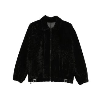 Simonetta Ravizza Jassen, Dames, Zwart, S, Fur Jacket