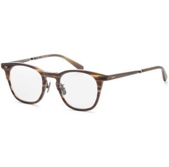 Garrett Leight Mens 47 mm Brown Opticals