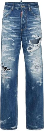 Dsquared2 D2 Denim - Dames - Regular Fit Jeans - Blauw - S - Denim - Jeans